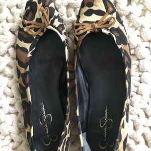 Jessica Simpson Leopard Ballet Flats